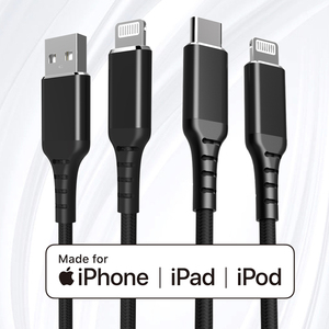 <span class=keywords><strong>Cable</strong></span> <span class=keywords><strong>USB</strong></span> <span class=keywords><strong>C</strong></span> <span class=keywords><strong>a</strong></span> <span class=keywords><strong>Lightning</strong></span> con Certificación MFi, Conector C94 <span class=keywords><strong>Original</strong></span>, Carga Rápida PD de 18W, Trenzado de Nailon, 1M/2M para Apple iPhone 14 Pro - Product Image 2