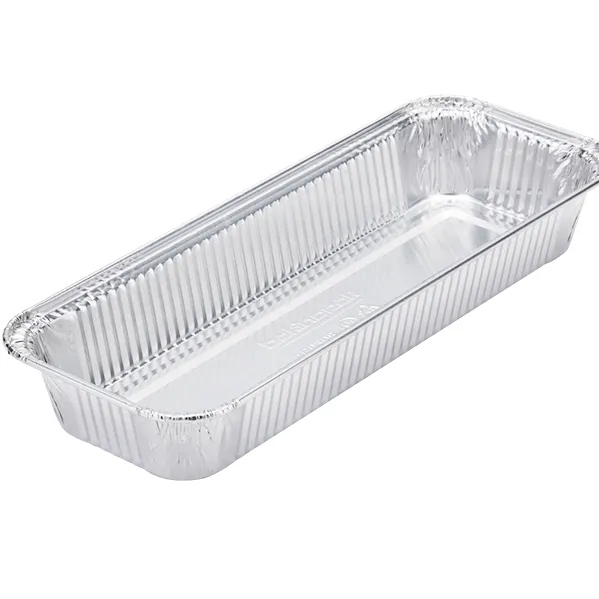 Boîte de repas rapide jetable, emballage à emporter, boîte de restauration rapide, plateau en aluminium, conteneur or noir