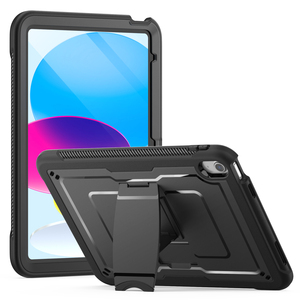 Custodia per <span class=keywords><strong>iPad</strong></span> di decima generazione da 10.9 pollici con protezione per lo schermo e cavalletto robusto copertura protettiva Full Body per Apple - Product Image 1