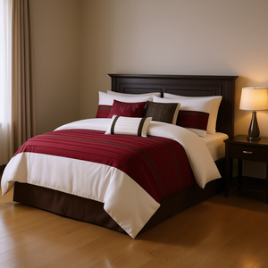 Db <b>Comforter</b> <b>Set</b> 7 Piece Floral Woven Polyester Queen King Super King Bedroom Home Hotel Wedding Use - Product Image 2