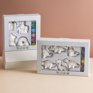 Pintura de dinosaurio de cerámica para niños, juguetes de dibujo, artesanía creativa Popular hecha a mano, educación, DIY - Product Image 2
