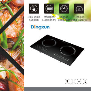 Cuiseur électrique combiné d'induction de double de deux brûleurs pour l'usage de restaurant d'hôtel de cuisine de l'usine d'OEM - Product Image 3