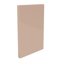Panneau MDF acrylique brillant UV / Panneau MDF mélaminé miroir, surface de luxe, panneau mélaminé effet peau de bébé, MDF PET