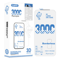 Protection d'écran en verre trempé transparent intégral sans bordure 3D à grand arc, anti-poussière 300C, anti-ESD pour iPhone 18 17 Pro Max