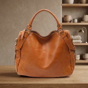 Sac à dos double pour femme, super vente, écologique, 100% cuir véritable, luxe, grande capacité, pliable, imperméable, léger - Product Image 1
