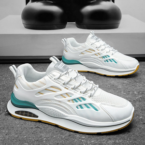 Nouvelles Chaussures de Course Rétro à Lacets pour Hommes – Chaussures de Sport d'Extérieur Multifonctionnelles et Tendance avec Design Respirant en Maille - Product Image 4