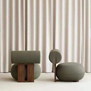 İskandinav tasarım katı ahşap döşeme eğlence rahat sandalye kanepe salonu teddy accent sandalye oturma odası iç<span class=keywords><strong>in</strong></span> modern tek tembel sandalye - Product Image 1