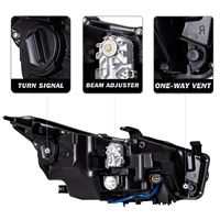 FITS INFINITI Q50 2018-2019 PHARES PHARES LAMPES SANS PAIRE ADAPTATIVE full LED HID avec AFS