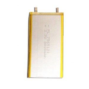 7565121 8000mAh 3.7v en gros super chine fabricant désir puissance sauvage scorpion lithium polymère ion batterie cellules pack - Product Image 1