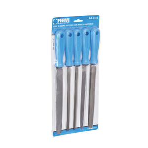 ชุดตะไบเฟอร์วี 5 ชิ้น ขนาด 200 มม. แบบแบน คัตบาสตาร์ด เกรดอุตสาหกรรม พร้อมด้ามจับตามหลักสรีรศาสตร์ - Product Image 1