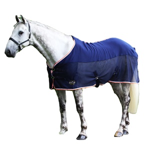 Couverture équine en maille hybride de tapis de cheval d'été durable et respirant pour le confort et la protection - Product Image 1
