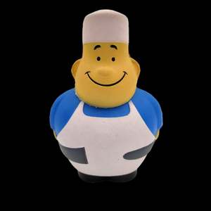 Balle anti-stress en forme de cuisinier, souple et moelleuse, en mousse, jouet anti-stress en forme de cuisinier - Product Image 2