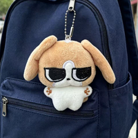 Porte-clés en peluche personnalisé en forme d'animal, jouet promotionnel en peluche avec rembourrage en coton PP, design et taille personnalisables