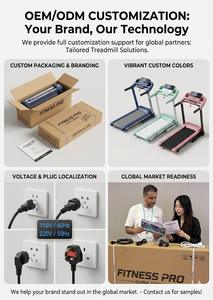 הליכון לשימוש ביתי דגם חנות דגל קטנה, הליכה שקטה, מתקפלת, שטוחה, עם בלימת זעזועים, לשימוש ביתי. - Product Image 4