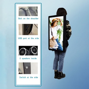 Écran LCD Full HD 21,5 pouces, afficheur numérique Android, lecteur publicitaire pour sac à dos, 1 an pour une utilisation en intérieur, agents immobiliers - Product Image 3