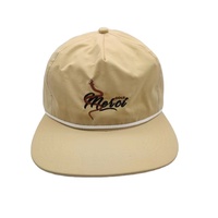 Groothandel Ademende Lichtgewicht Nylon Waterdichte Sneldrogende Snapback Cap Met 5 Panelen