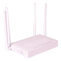 XPON 2GE WiFi ONU dengan VOIP, Router ONT GPON EPON Mode Ganda OEM untuk Peralatan Serat Optik FTTH
