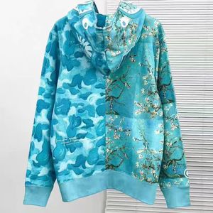 Veste en <span class=keywords><strong>coton</strong></span> à imprimé camouflage de style décontracté pour l'automne, surdimensionnée et tendance, doublée, avec capuche - Product Image 5