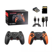 YO X2 Ultra TV Console de Jeu 4K HD Classique Rétro Famille Contrôleur Sans Fil 30000 Jeux EU Plug TF Extension jusqu'à 128 Go