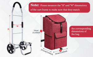 <span class=keywords><strong>Sac</strong></span> <span class=keywords><strong>de</strong></span> chariot à provisions facile à transporter <span class=keywords><strong>sac</strong></span> <span class=keywords><strong>de</strong></span> chariot épaissi <span class=keywords><strong>pour</strong></span> le bureau <span class=keywords><strong>sac</strong></span> <span class=keywords><strong>de</strong></span> remplacement <span class=keywords><strong>de</strong></span> chariot à provisions rouge - Product Image 4