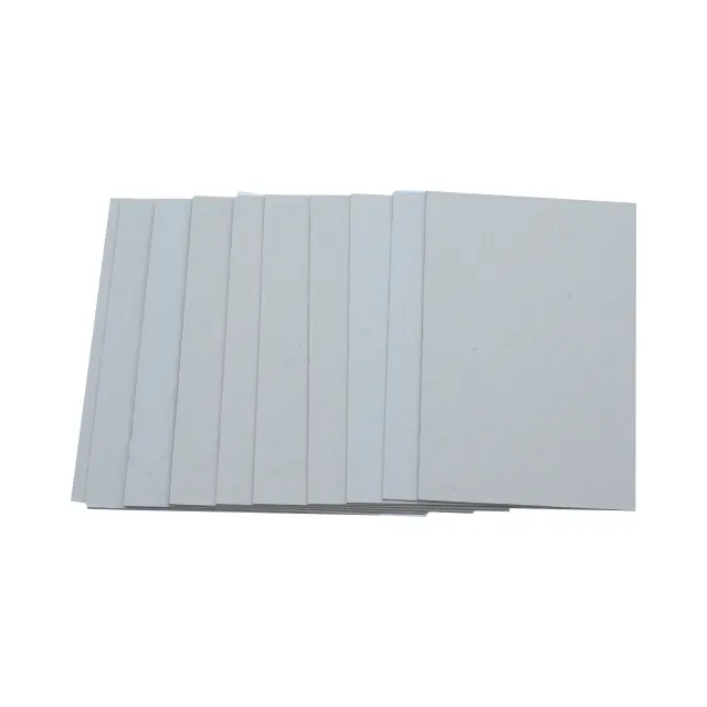 1.0mm 2.0mm Custom Size Recyclable Two Sides Grey Color Gray Paper Board Card Board For Booking Binding