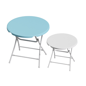 Benjia المصنع مباشرة البلاستيك جولة للطي عالية أعلى التجاري في الهواء الطلق 80*110 سنتيمتر للطي بوفيه بار طاولة مشروبات للأحداث - Product Image 6