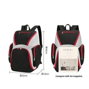 Sac à dos de sport personnalisé avec logo, grande capacité, pour jeunes, football, basketball, avec compartiment à chaussures - Product Image 3