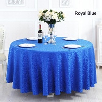 Nappe Ronde Imprimée en Papier Fait Main Rouge Vif pour Hôtels et Mariages, Lavable, Housse de Table Moderne pour Salle à Manger
