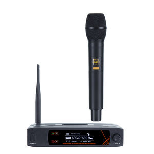 Sistema de Micrófono Inalámbrico UHF de un Solo Canal, Micrófono de Mano, de Diadema y de Solapa para <span class=keywords><strong>Karaoke</strong></span>, Enseñanza y Actuaciones - Product Image 3