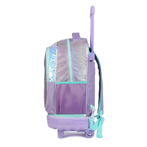 Chariot sacs d'école ensemble mode <span class=keywords><strong>licorne</strong></span> dessin animé Mochila Escolar détachable filles chariot sacs d'école 2025 - Product Image 3