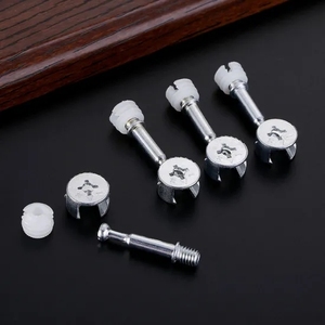 Herramientas de Fijación de Ferretería al por Mayor, Tornillos y Pernos, Conector 3 en 1, <span class=keywords><strong>Perno</strong></span> de Rueda Excéntrica para Muebles de <span class=keywords><strong>Madera</strong></span> - Product Image 2