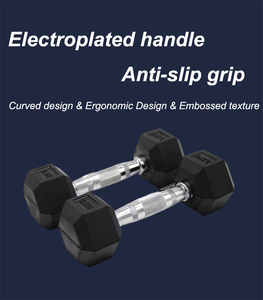 Mancuernas Hexagonales de Hierro Fundido de 20 kg para Entrenamiento de Fuerza y Fitness, Equipo de <span class=keywords><strong>Gimnasio</strong></span> - Product Image 6