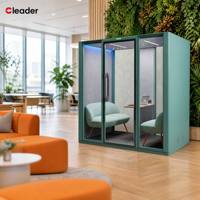 Cabine de travail insonorisée modulaire pour studio téléphonique, enregistrement, bureau et réunion