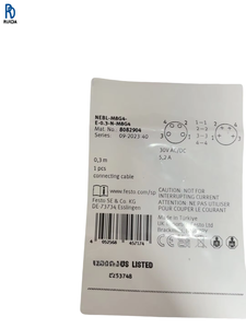 Cable de Conexión para Sensor de Controlador PLC, Nuevo y Original NEBL-M8G4-E-0.3-N-M - Product Image 1