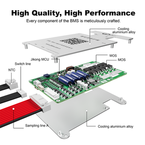 منظم بطارية نشط JIKONG 4-8S يدعم RS485، وحدة <span class=keywords><strong>BMS</strong></span> بقوة 100 أمبير لبطاريات <span class=keywords><strong>Lifepo4</strong></span> <span class=keywords><strong>4S</strong></span> 12V - Product Image 4