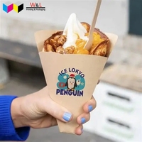 Bandeja de Papel para Hot Dogs con Forma de Barco, Material de Grado Alimenticio Desechable, Precio de Fábrica, Logotipo Personalizado, Dimensiones Personalizadas