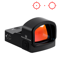Lunette de visée laser rouge tactique professionnelle de haute qualité 1x24mm multi-réticules, en alliage d'aluminium, étanche IPX7, antichoc