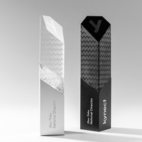 Trophées personnalisés en cristal et métal de haute qualité en gros pour entreprises
