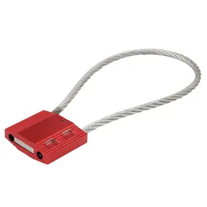 PM-CS3105 keamanan tinggi segel kabel diameter 3mm kabel tahan tamper segel kawat kawat aluminium segel kabel dengan iso17712