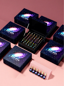 Nouveau vernis à ongles gel UV LED 48 couleurs Galaxy Chipped Cat's Eye, 15 ml, fournitures de peinture pour ongles - Product Image 6