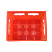 Caisse en plastique HDPE à mailles de 24 trous, la plus populaire, empilable et recyclable pour le stockage