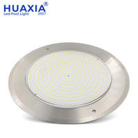 Projecteur LED RGB mural pour piscine AC 12V IP68 étanche en acier inoxydable 316SS, télécommandé, blanc, dimmable, garantie 2 ans