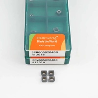 Lot de 10 forets en U indexables en carbure SPMG050204 SPMG060204 SPMG07T308 SPMG090408 SPMG110408 pour acier inoxydable CNC