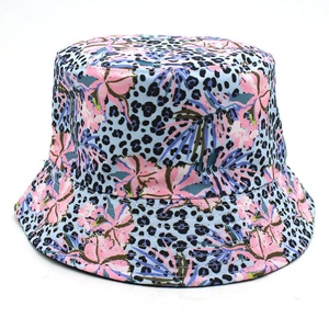 Unisex Fashion Argyle Cartoon Leaf 100% Cotton Bucket <b>Hat</b> for <b>Men</b> Women Custom Summer Outdoor Activities Hiking Beach <b>Sun</b> Travel - Product Image 4