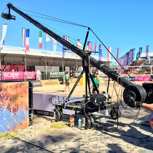 56FT 17 Meters Video Shooting ANDY Jib Camera Crane Rocker Arm for Sale