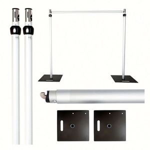 Kit de Soporte para Telón de Fondo de Fotografía de Alta Resistencia, 6 x 10 pies, con Tubos y Cortinas, para Decoración de Escenarios - Product Image 1