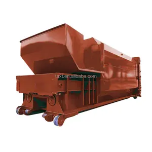 Compactador de resíduos para uso externo, máquina compactadora de resíduos de aço de alta qualidade para reciclagem e descarte de resíduos