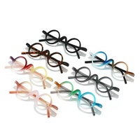 2506 nouvelles lunettes intelligentes à changement de couleur pour femmes, monture ronde rétro européenne et américaine
