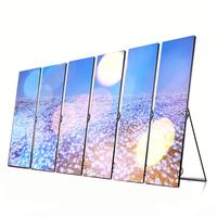 Pantalla LED Digital Portátil para Interiores, Reproductor de Póster, 1920x640mm, Soporte de Gabinete, Garantía de 5 Años, Brillo de 2500cd/800nits