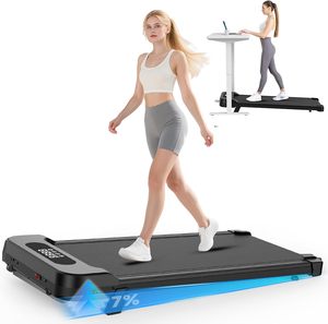 6% Incline <b>Walking</b> <b>Pad</b> Portable Under Desk Electric Treadmill LED Screen Speed Adjustment for Home Office Gym - Product Image 1